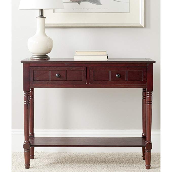 Safavieh American Homes Collection Samantha Dark Cherry 2-Drawer Console Table