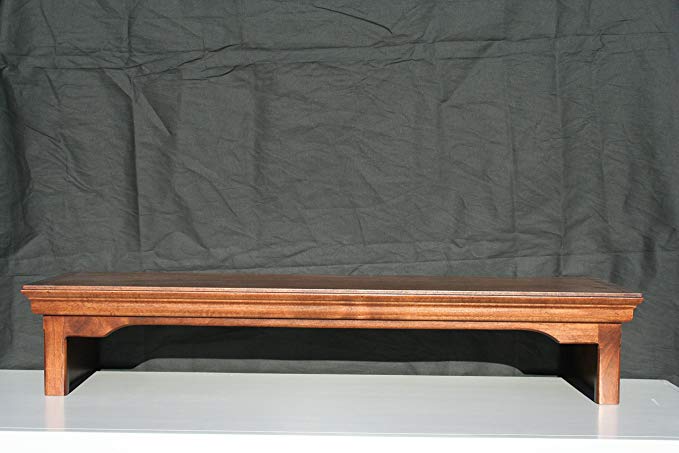 TV/Monitor Riser Stand Traditional Style in Alder Wood (26