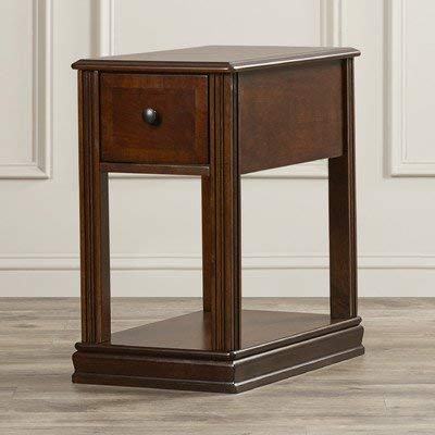 Solid Wood Elegant Design Busse Chairside Table