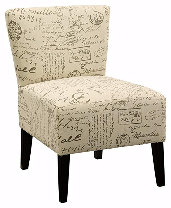 Ashley Furniture Signature Design - Ravity Accent Chair - Contemporary Style - Flared Back - Taupe