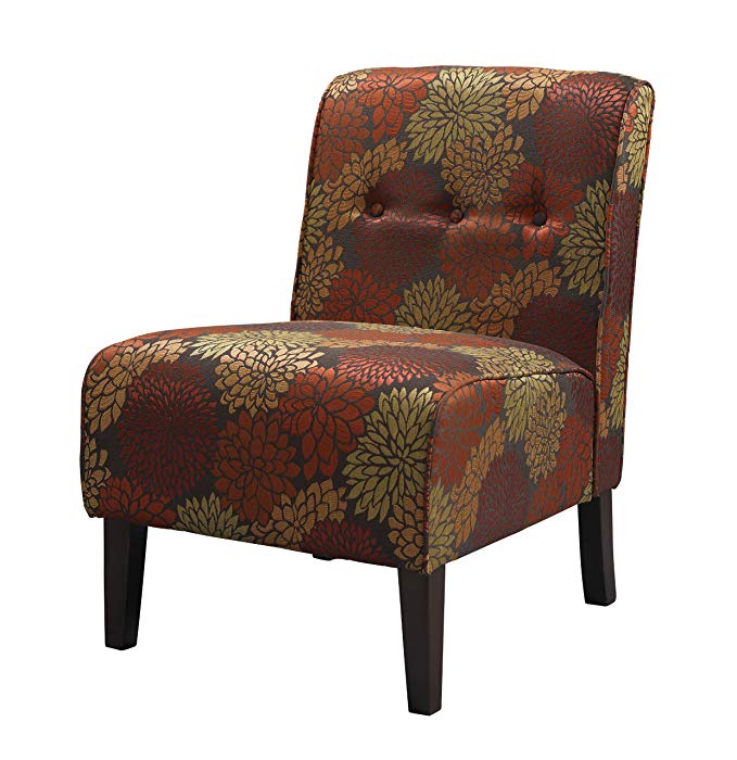 Linon Coco Accent Chair, Harvest