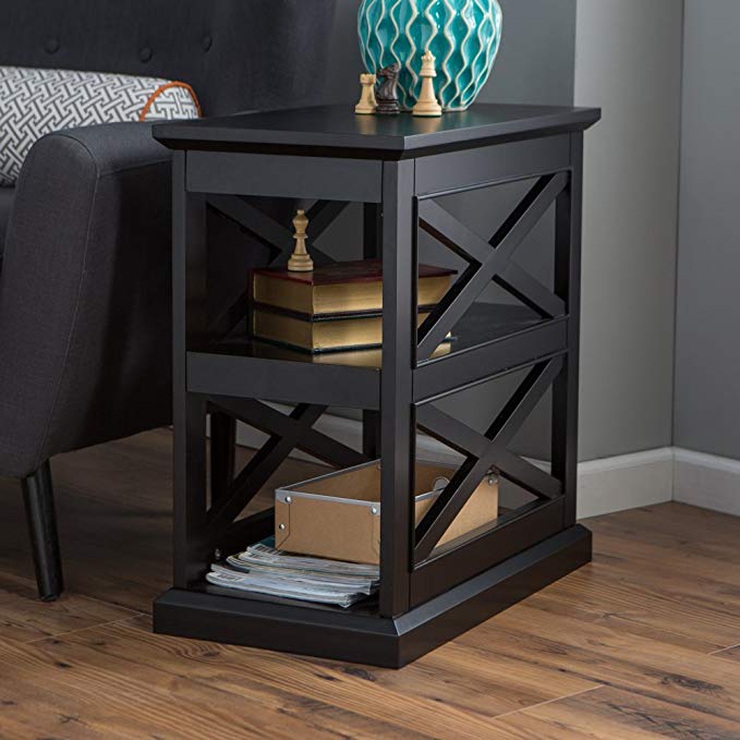 Belham Living Hampton Chair Side Table - Black