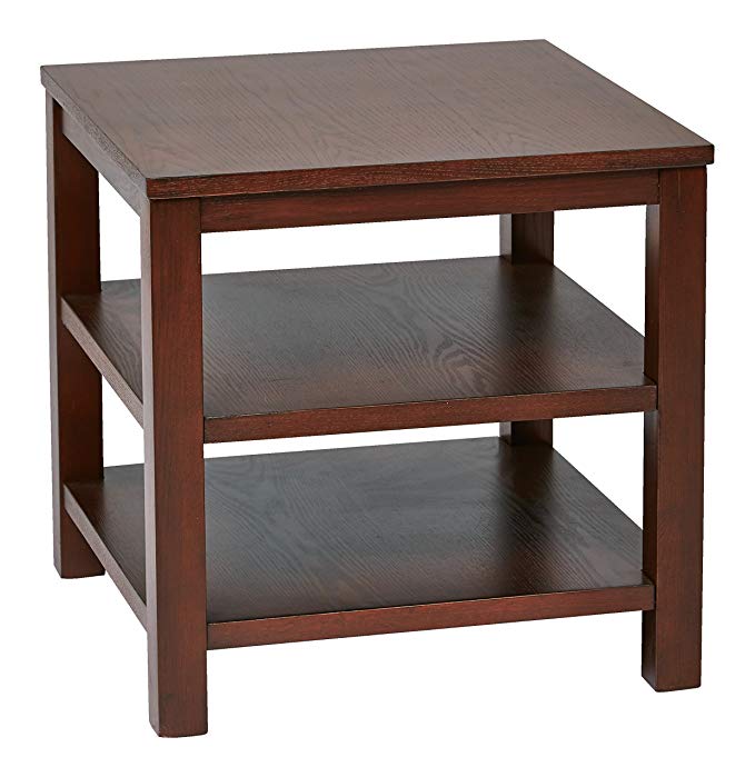 Ave Six OSP Furniture Merge Square End Table, 20